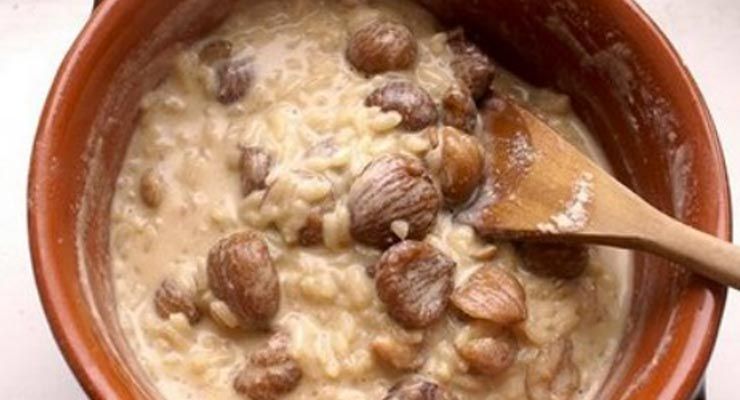 La minestra di riso, latte e castagne: un piatto invernale della tradizione contadina